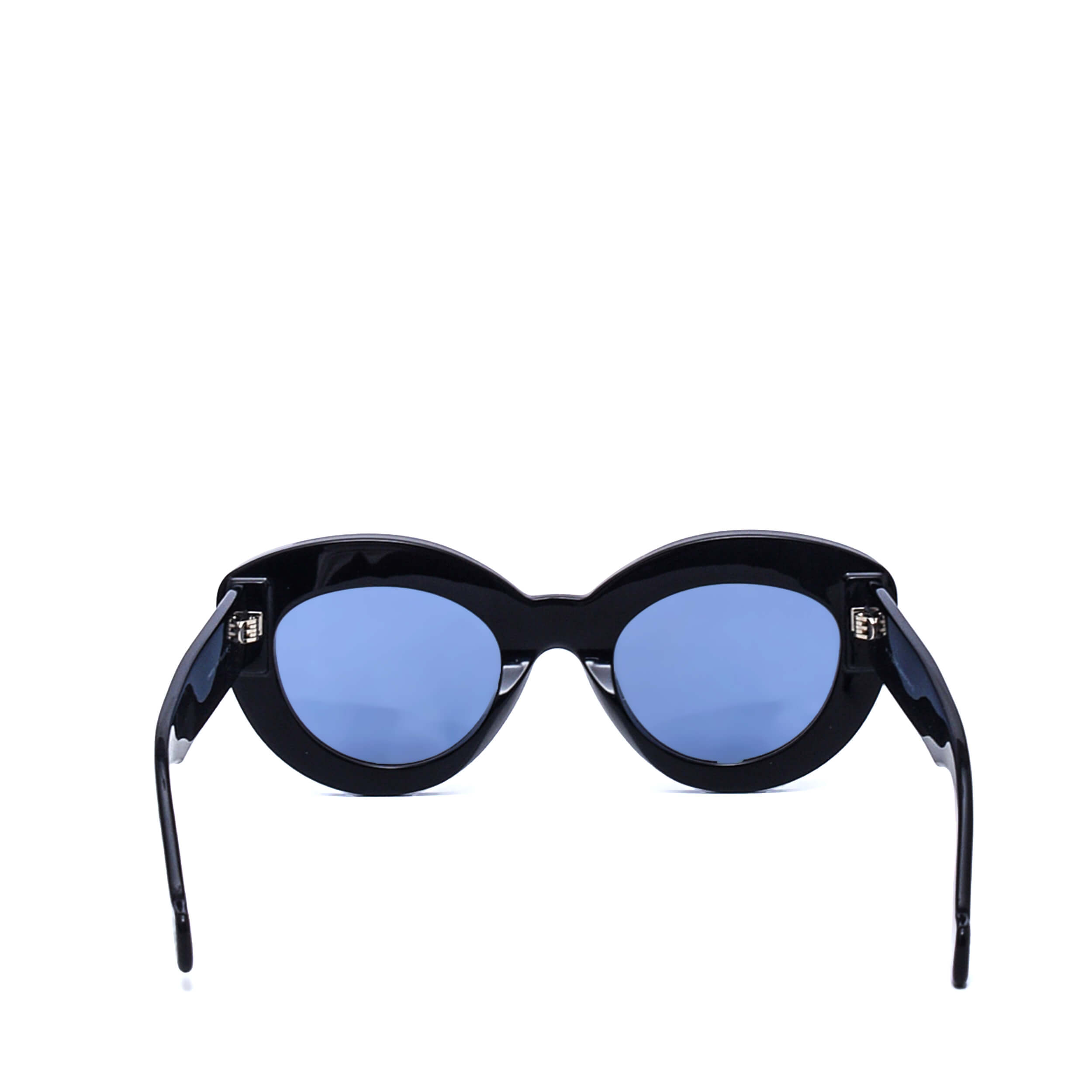 Loewe - Black Beveled Cat Eye Sunglasses